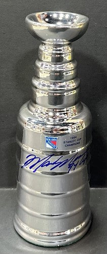 Mark Messier Signed 1994 Mini Stanley Cup Rangers 94 Cup Autograph Steiner HOF