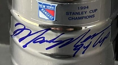 Mark Messier Signed 1994 Mini Stanley Cup Rangers 94 Cup Autograph Steiner HOF