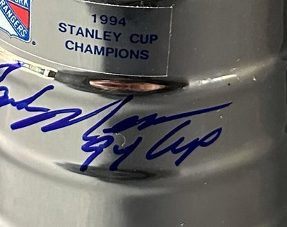 Mark Messier Signed 1994 Mini Stanley Cup Rangers 94 Cup Autograph Steiner HOF