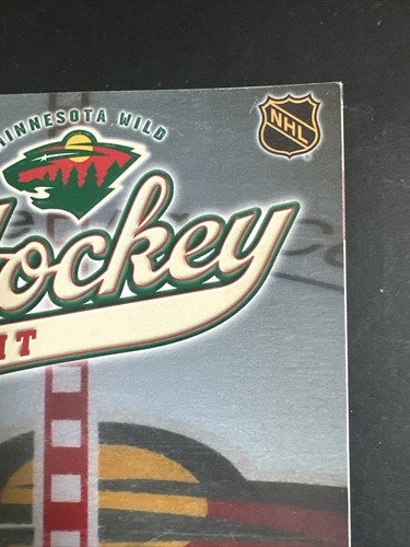 MINNESOTA WILD COMMEMORATIVE EDITION OPENING NIGHT October 11 2000 PROGRAM