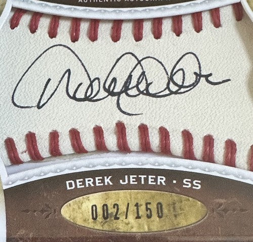 Derek Jeter 2009 UD Sweet Spot Signatures Psa 10 Auto MT Jersey # 2/150 Yankees