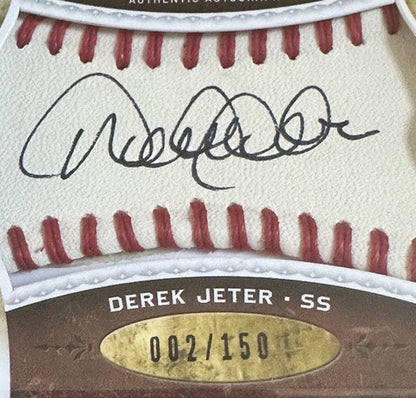 Derek Jeter 2009 UD Sweet Spot Signatures Psa 10 Auto MT Jersey # 2/150 Yankees