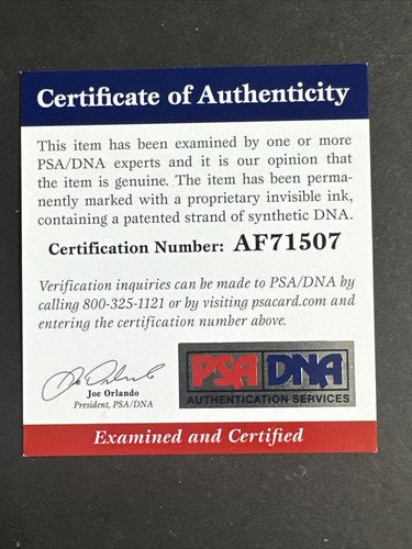 Danny Frisella 1969 Mets Signed Mr Met Baseball Sticker Auto Tommy Holmes Psa