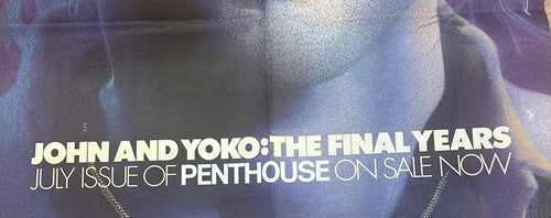 Penthouse July 1983 John Lennon & Yoko Final Years Original Full Size Poster