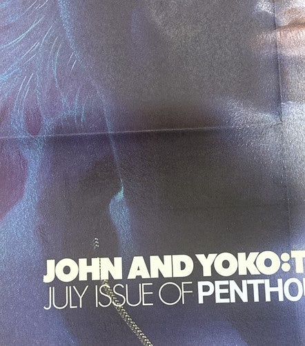 Penthouse July 1983 John Lennon & Yoko Final Years Original Full Size Poster