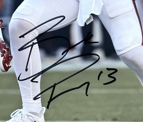 Brock Purdy Samuel McCaffrey Signed 16x20 Framed Photo 49ers Auto Fanatics COA