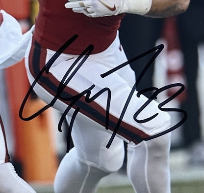 Brock Purdy Samuel McCaffrey Signed 16x20 Framed Photo 49ers Auto Fanatics COA