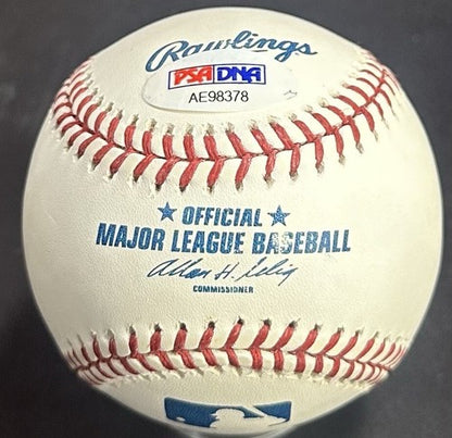 Tony Kubek Signed Official MLB Baseball Yankees 1957 AL ROY Auto Mint Clean PSA