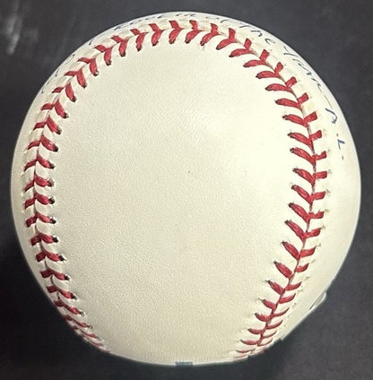 Tony Kubek Signed Official MLB Baseball Yankees 1957 AL ROY Auto Mint Clean PSA