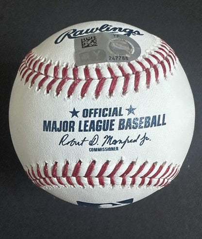 Harrison Bader Phillies Signed Official Mlb Baseball Mint Auto Mlb Holo Coa