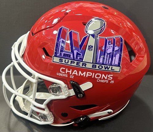 Patrick Mahomes KC Chiefs Signed Super Bowl Speed Flex Helmet MVP Auto Fanatics
