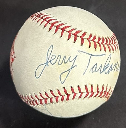 Jerry Tarkanian & Vida Blue Signed 1994 WS Baseball Auto UNLV Athletics PSA COA