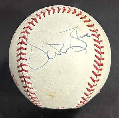 Jerry Tarkanian & Vida Blue Signed 1994 WS Baseball Auto UNLV Athletics PSA COA
