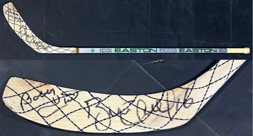 Bobby Brett Hull Signed Game Used Easton Christian HX 4800 Auto Stars COA HOF