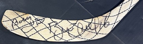 Bobby Brett Hull Signed Game Used Easton Christian HX 4800 Auto Stars COA HOF