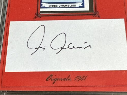2014 Historic Autographs Chris Chambliss Yankees 1976 Hr Mint Auto /100 Psa 9 Mt