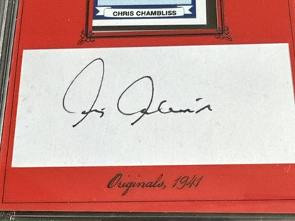 2014 Historic Autographs Chris Chambliss Yankees 1976 Hr Mint Auto /100 Psa 9 Mt