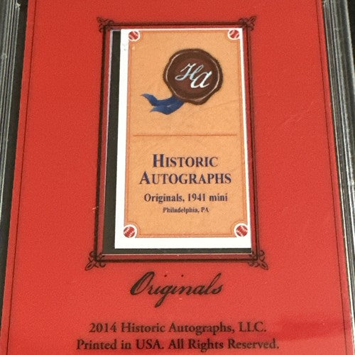 2014 Historic Autographs Chris Chambliss Yankees 1976 Hr Mint Auto /100 Psa 9 Mt