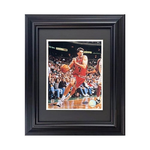 Toni Kukoc Bulls Signed Framed 8x10 Photo # 7 Auto Steiner Coa World Champion
