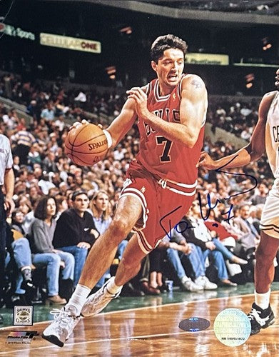 Toni Kukoc Bulls Signed Framed 8x10 Photo # 7 Auto Steiner Coa World Champion
