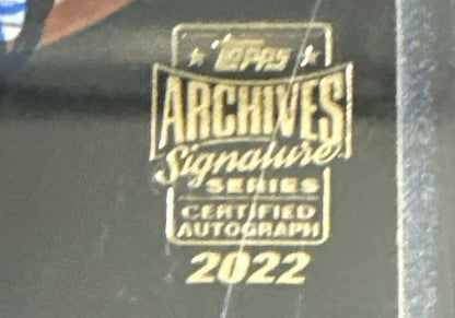 2022 Topps Archives Signature Series Gary Sheffield 1/1 Mint Auto Sealed
