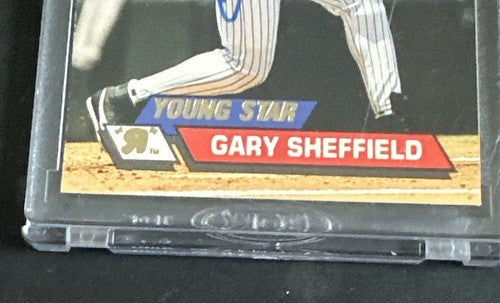 2022 Topps Archives Signature Series Gary Sheffield 1/1 Mint Auto Sealed