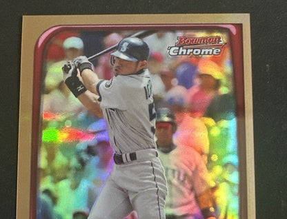 2008 Bowman Chrome Baseball ICHIRO #176 GOLD REFRACTOR 15/50 Mint Mariners