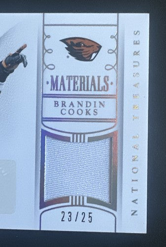 Brandin Cooks Rookie 2015 National Treasures RPA /25 Mint Auto Dallas Cowboys Rc