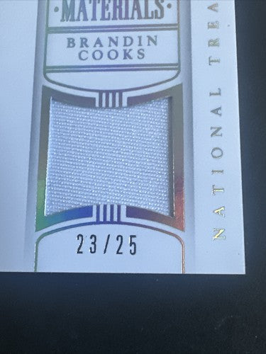 Brandin Cooks Rookie 2015 National Treasures RPA /25 Mint Auto Dallas Cowboys Rc