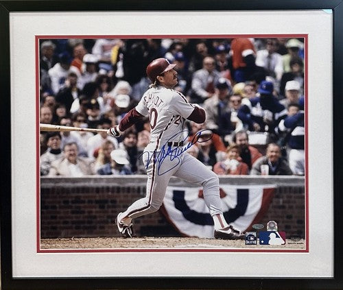 Mike Schmidt Signed 16x20 Framed Photo Phillies Autograph Steiner MLB COA HOF