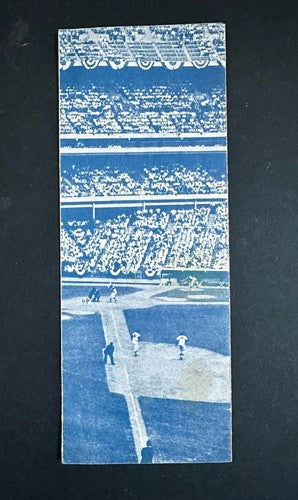 Vintage 1971 New York Mets 8x3 Official Schedule Manufacturers Hanover Trust