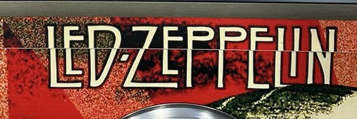 Led Zeppelin 3D Platinum Album Framed Photo Facsimile Auto Jimmy Page Rob Plant