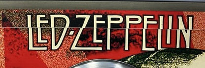 Led Zeppelin 3D Platinum Album Framed Photo Facsimile Auto Jimmy Page Rob Plant