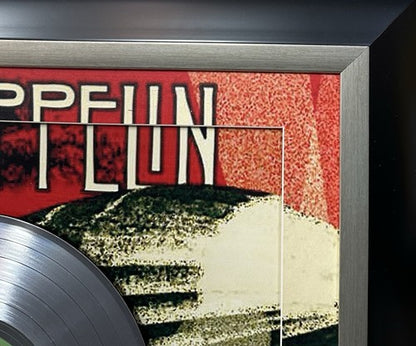 Led Zeppelin 3D Platinum Album Framed Photo Facsimile Auto Jimmy Page Rob Plant