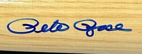 Pete Rose Signed Adirondack Big Stick Game Model Bat Reds Mint Autograph JSA COA