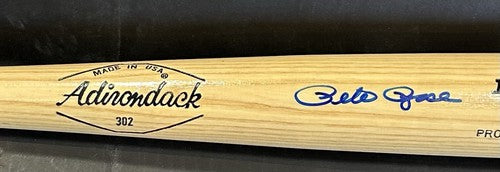 Pete Rose Signed Adirondack Big Stick Game Model Bat Reds Mint Autograph JSA COA