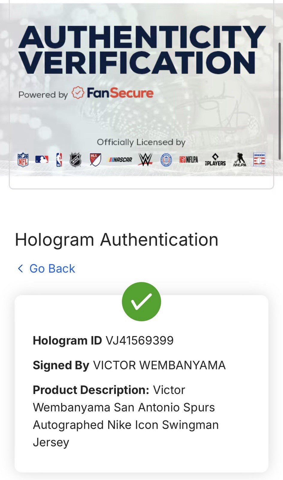 Victor Wembanyama Signed Framed Spurs Jersey Rookie Auto 2023 ROY Fanatics COA