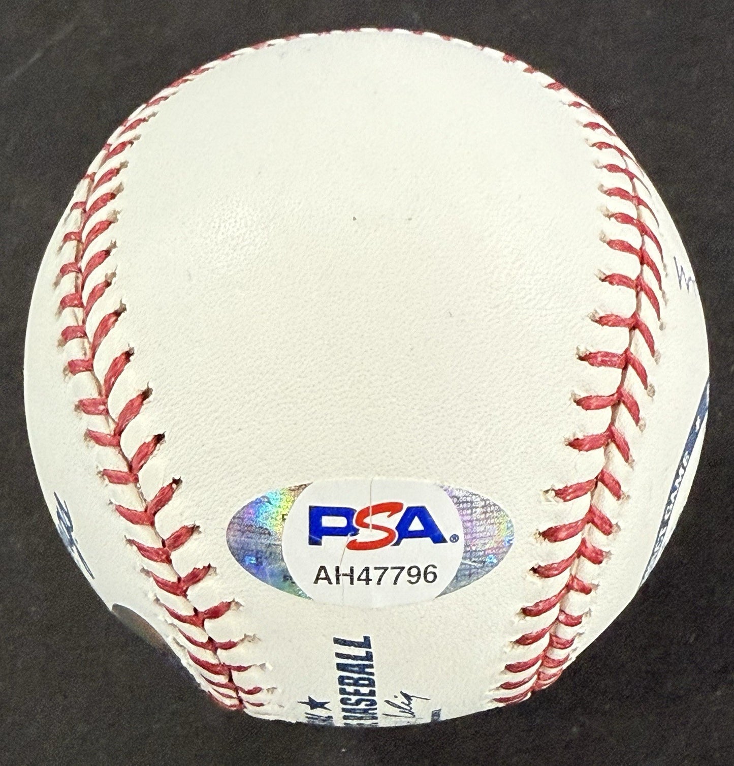 Don Larsen Yankees Signed 1956 WS Perfect Game Logo Mlb Baseball Pg Auto  PSA