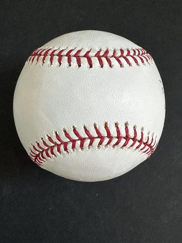 Don Larsen Yankees Signed 1956 WS Perfect Game Logo Mlb Baseball Pg Auto  PSA