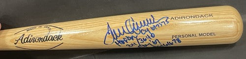 Tom Seaver Signed  Pro Bat Mets 5 Stat HOF Cy Young Roy 311 Wins Auto BAS Coa