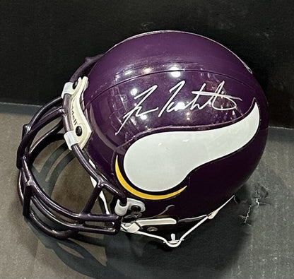 Fran Tarkenton Signed Vikings Vintage Riddell Mini Helmet Autograph PSA COA HOF
