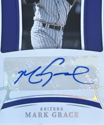 2023 PANINI NATIONAL TREASURES MARK GRACE CENTURY SIGNATURES Mint Auto 10/10