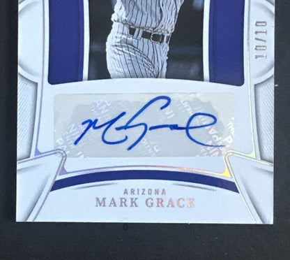 2023 PANINI NATIONAL TREASURES MARK GRACE CENTURY SIGNATURES Mint Auto 10/10