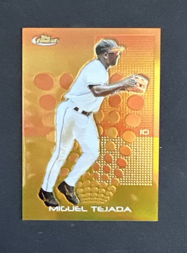 2004 Topps Finest Gold Refractor Miguel Tejada /50 Mint Baltimore Orioles #55