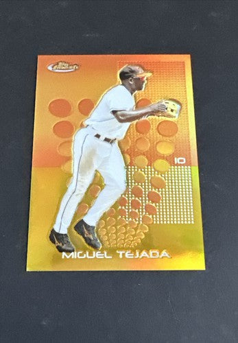 2004 Topps Finest Gold Refractor Miguel Tejada /50 Mint Baltimore Orioles #55