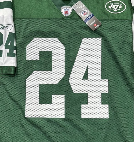 Darrell’s Revis Signed Vintage Reebok Jets Jersey Go Jets Auto HOF COA Size XL