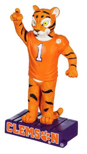 Clemson University Tigers Garden Mascot Statue 12" CFB Football Figurine New