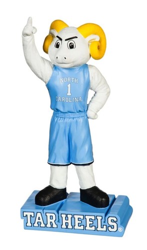 North Carolina Tar Heels Garden Mascot Statue 12" CFB Football Figurine New