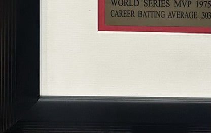 Pete Rose Signed 8x10 Framed Photo Plaque Bit King Cincinnati Reds Mint Auto COA