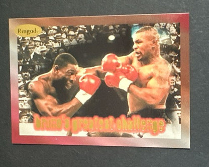 1996 RINGSIDE MIKE TYSON PROMO 10 BOXING CARD Lot Frank Bruno MINT 10 Cards